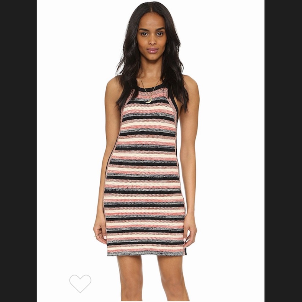 Free People Retro Ruby Crochet Dress